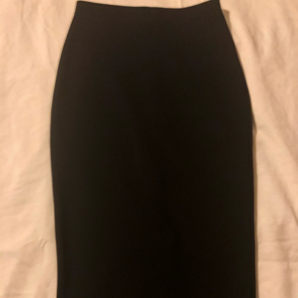 Cameo C/MEO Collective Black Neoprene Pencil Skirt